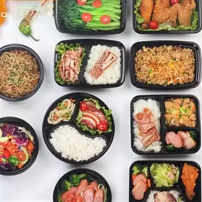 Måltidsforberedelse 1 2 3 5 rum frokostcontainer